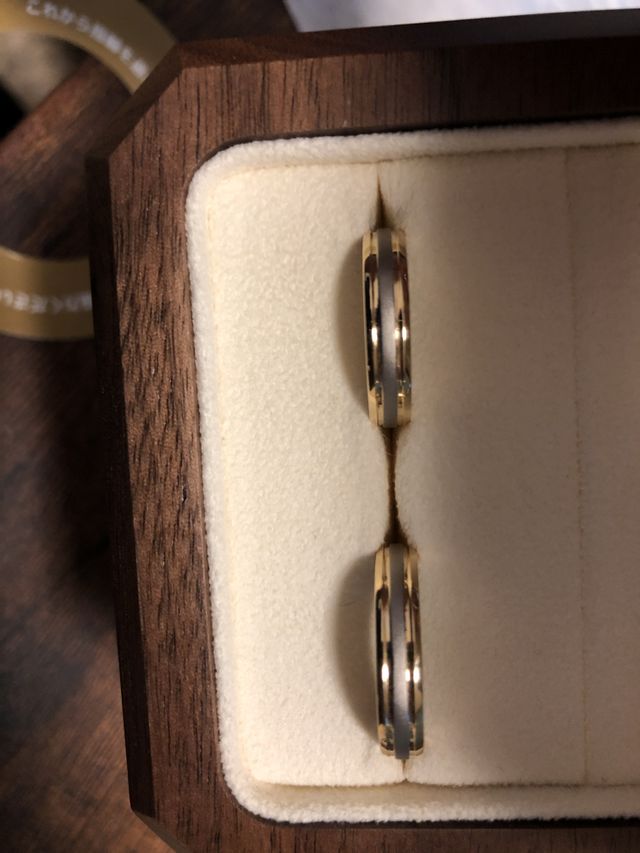 フルオーダー　　ピンクゴールドとプラチナ