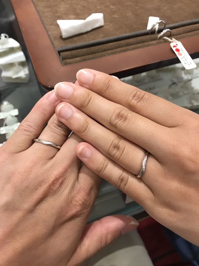 指輪選びの時