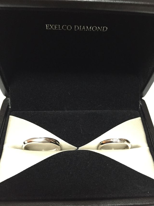 結婚指輪購入しました！