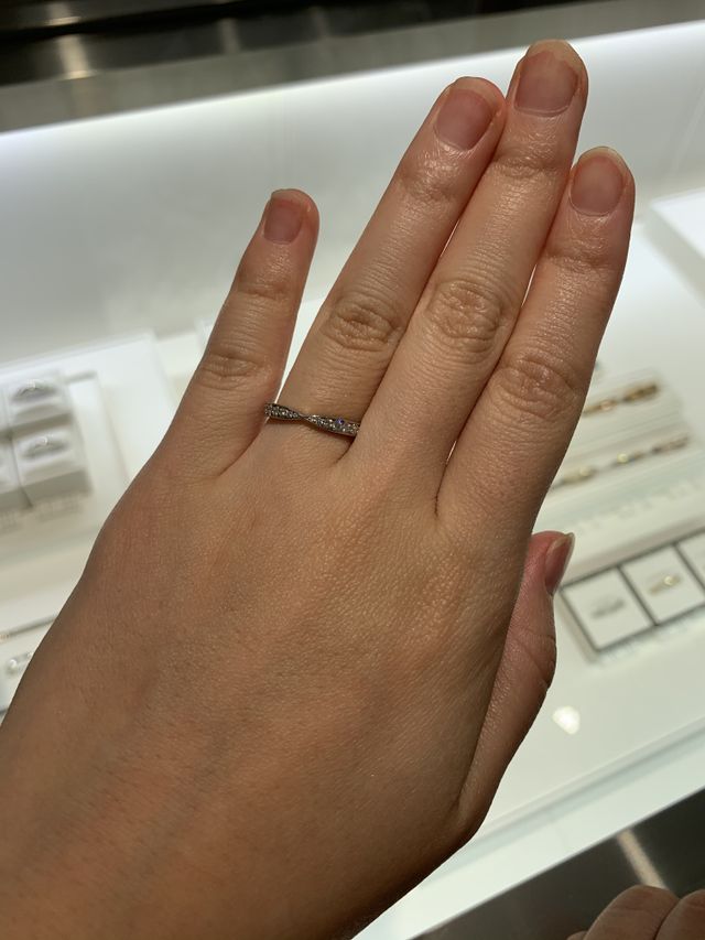 ハーモニー　ビーズセットダイヤモンドリング