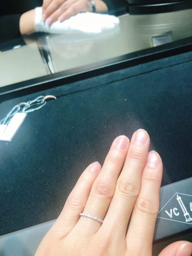 ダイヤがついたデザイン。