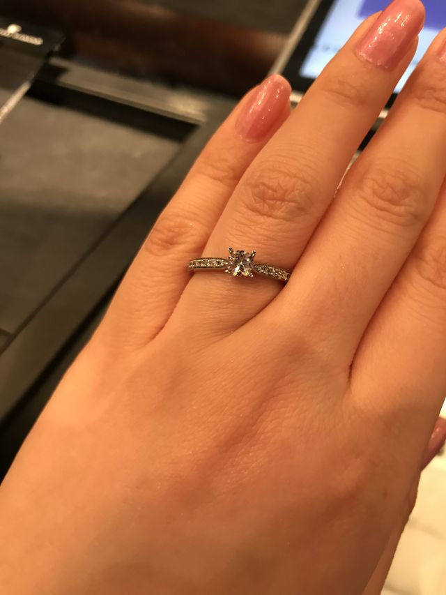 ダイヤモンドの輝きが格段に違います。