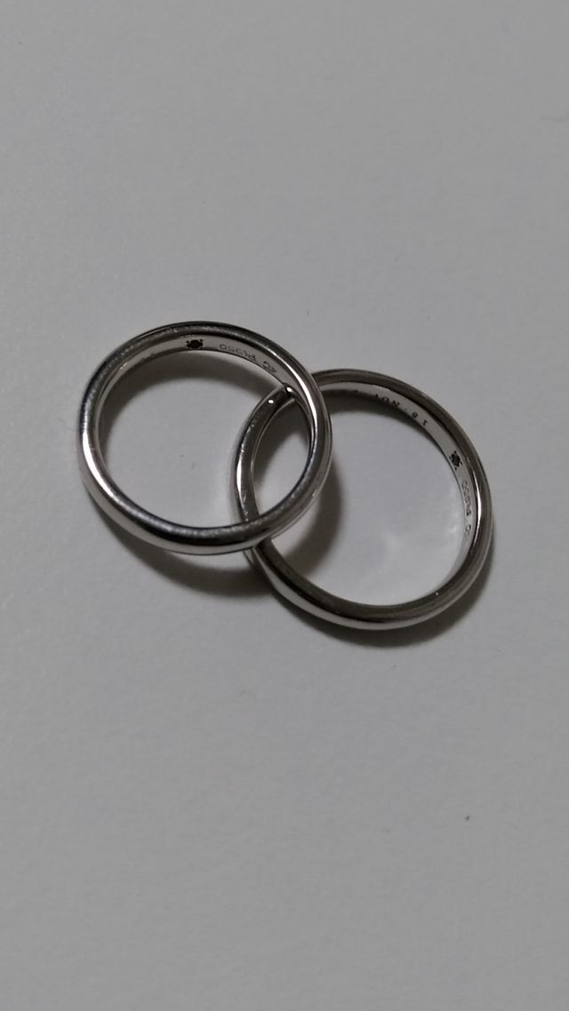 ストレートタイプでシンプルですが、着けると栄えました！