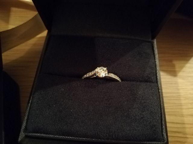 流れるようなリングラインが美しくて一目惚れでした。