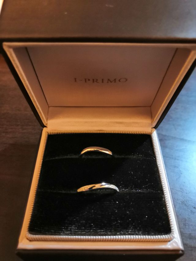 時間をかけて悩んだ結果二人とも満足するデザインに出会いました