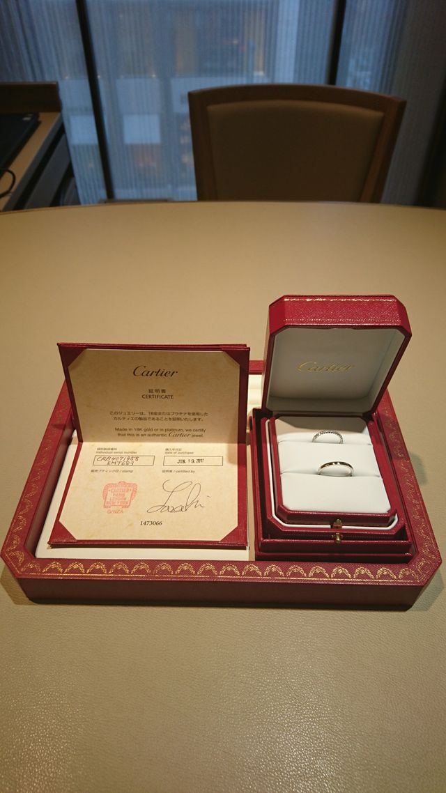 悩んだ末に決めた結婚指輪