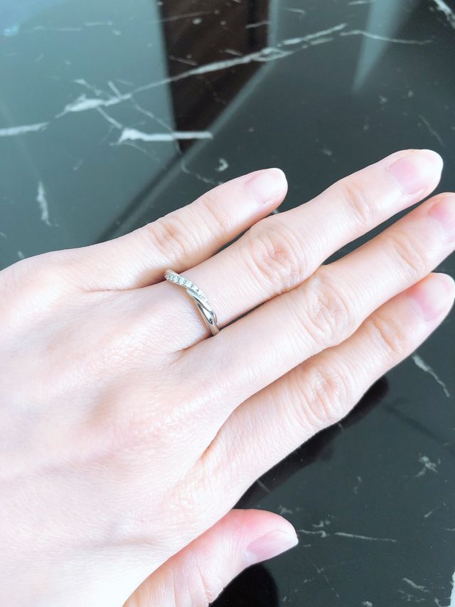結婚指輪です。おかちまちで購入しました。