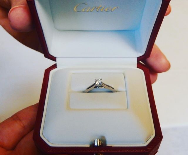 ダイヤが大きくてシンプルです