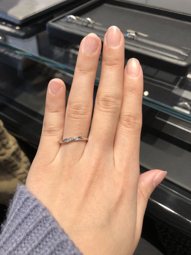 試着時の写真です。