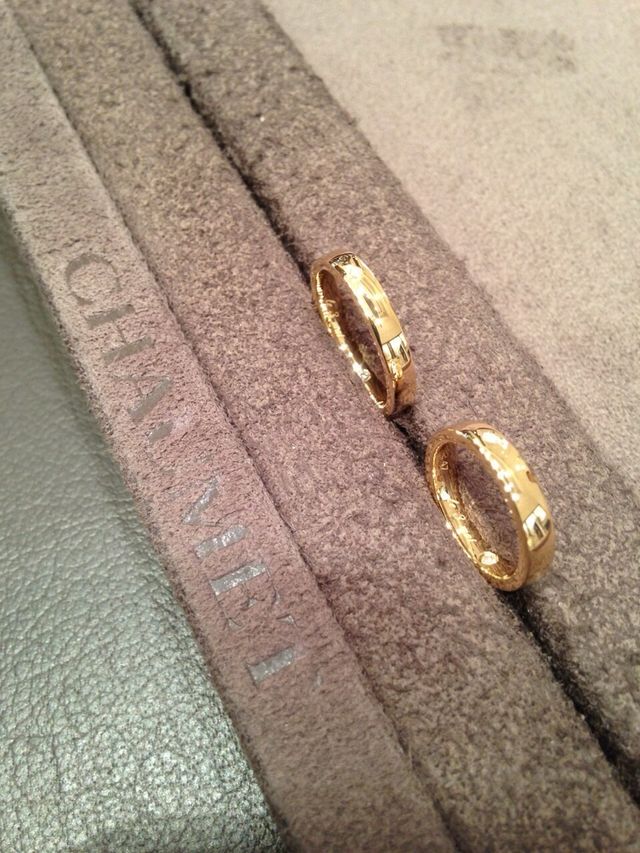 結婚指輪もショーメにしました