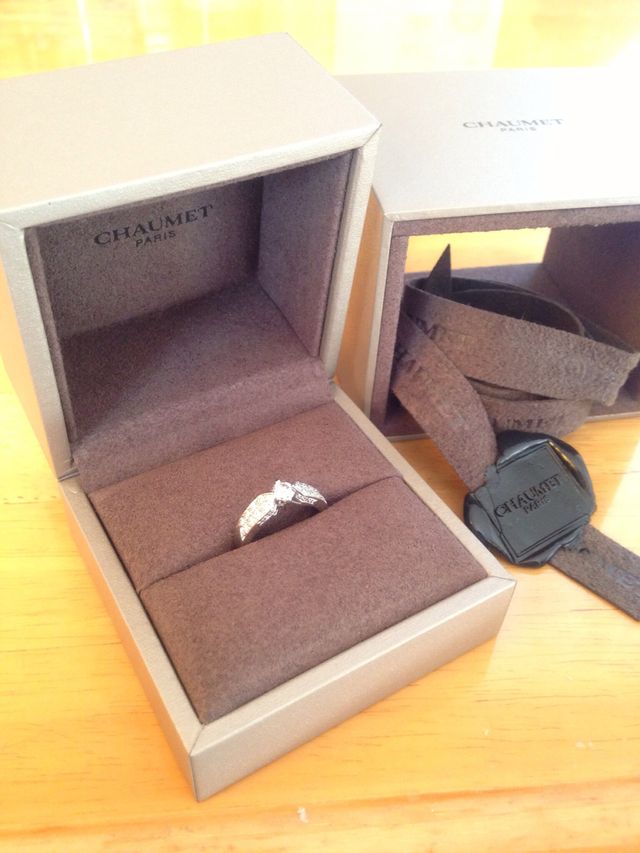 憧れのショーメの婚約指輪