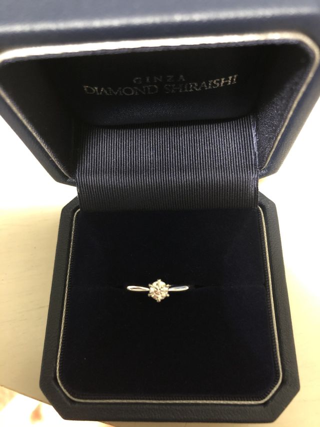 プロポーズする前に真上から撮った写真です。