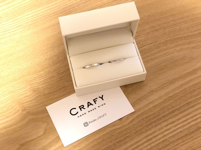 2人だけのオリジナル結婚指輪が作れるところが魅力的です！