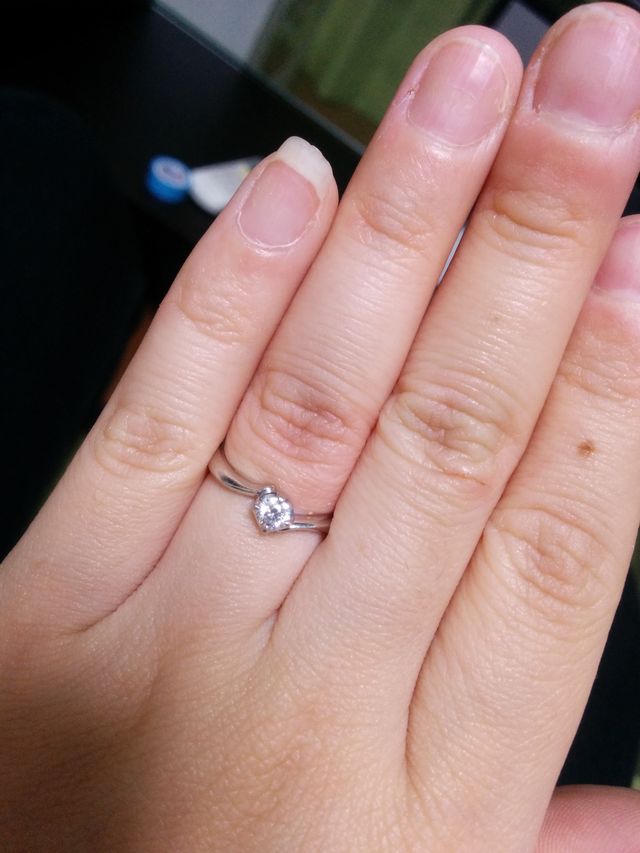 購入した指輪です。