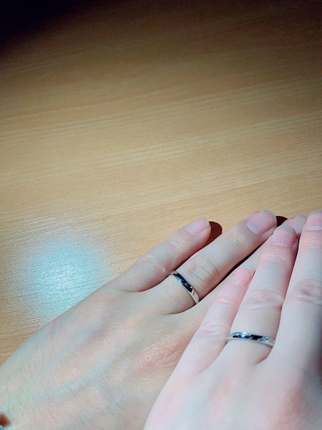 普段指輪をしませんが手馴染みがいいので違和感ないです