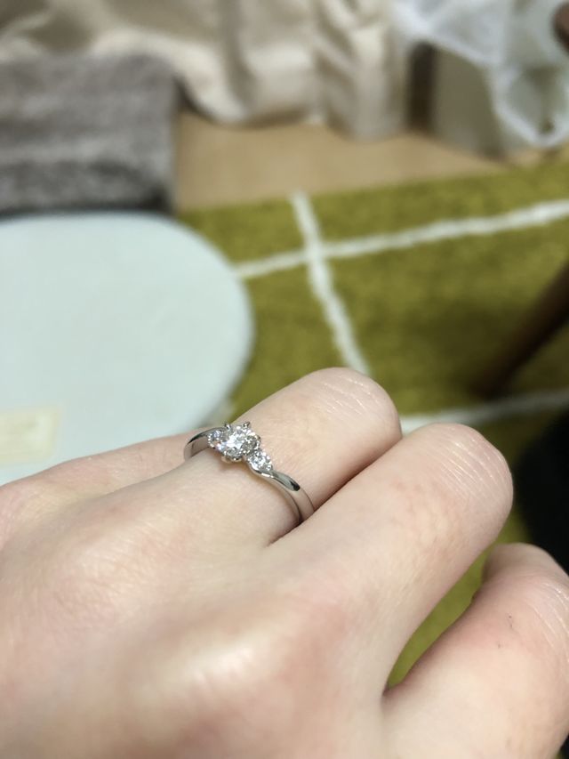 届いてすぐ嬉しくて着けました