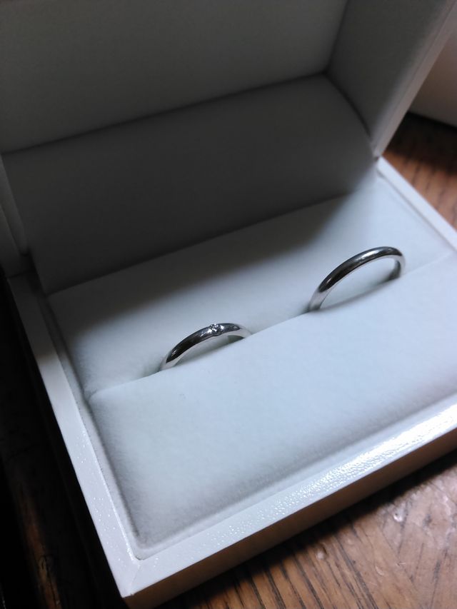 指輪ケースに入った状態