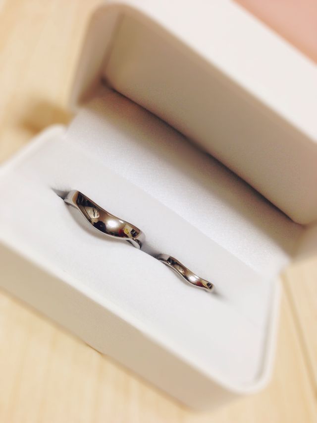 手作り婚約指輪。