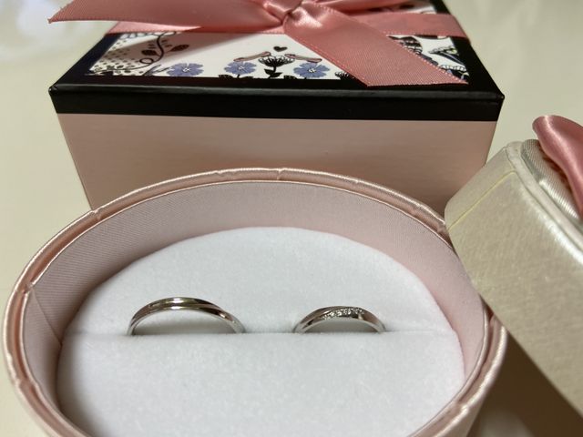 とっても素敵な結婚指輪です‼︎