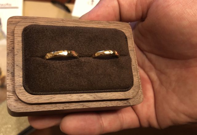 左は夫、右が自分のです。