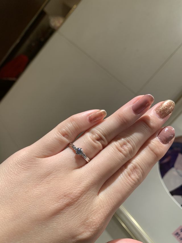 こちらの指輪に決めました。