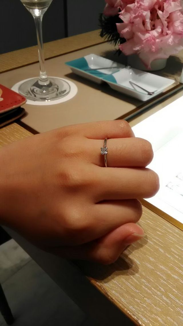 ティファニー　ブライダルブティックにて