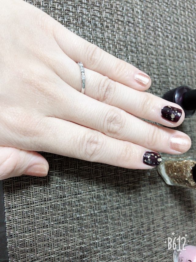 星の音という指輪を選びました。
