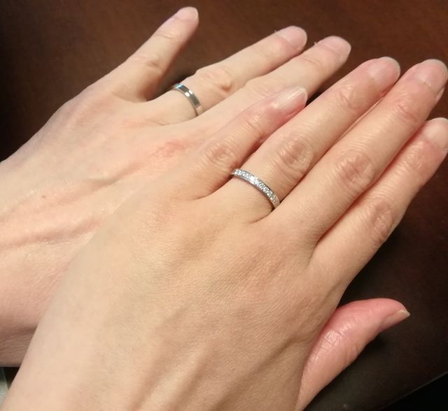 2人の着用時です。