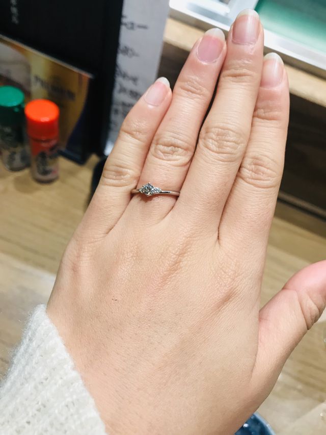 着用時の写真です。9号です。