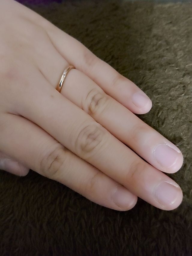 少し小さめに注文しました