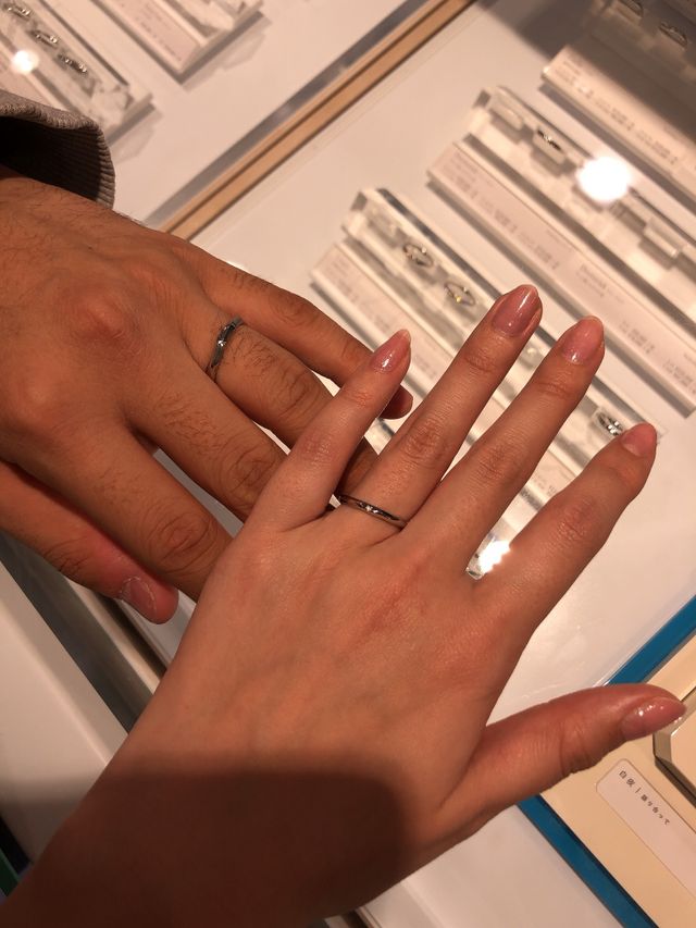 1番気に入った指輪です。