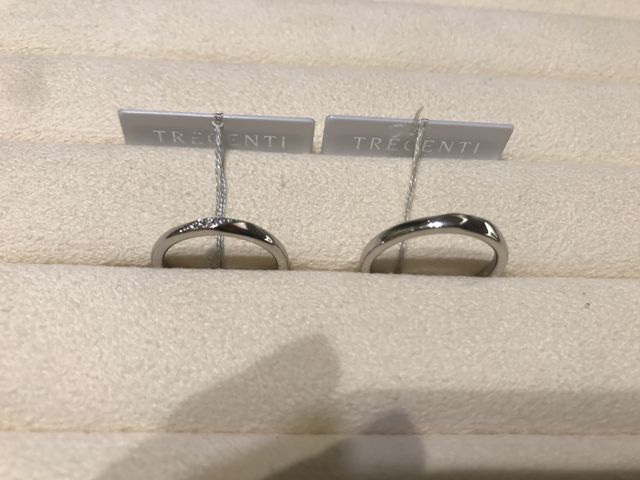 ストレートの指輪試着しました！