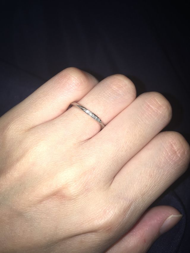 指が綺麗に見えて気に入っています！