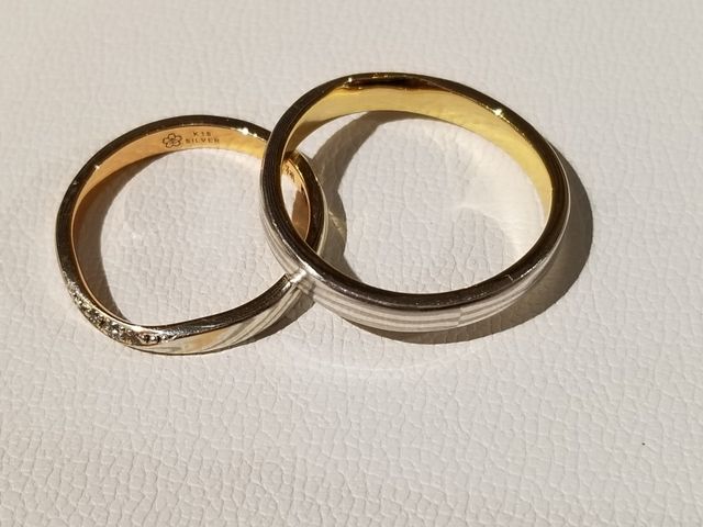ペアの結婚指輪です。
