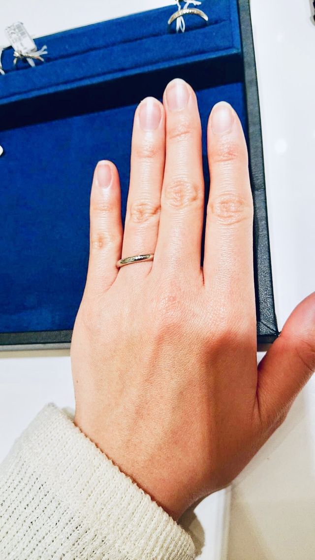 シンプルなリングです