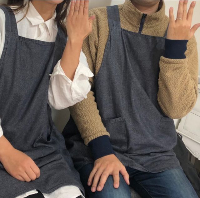 作成中、作成後に写真を撮ってもらえるサービスがついています。