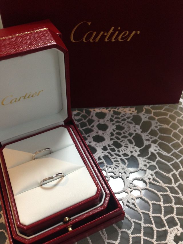 二人ともカーブが指に馴染んだのでカーブでお揃いです