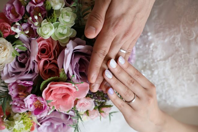 結婚式での１枚