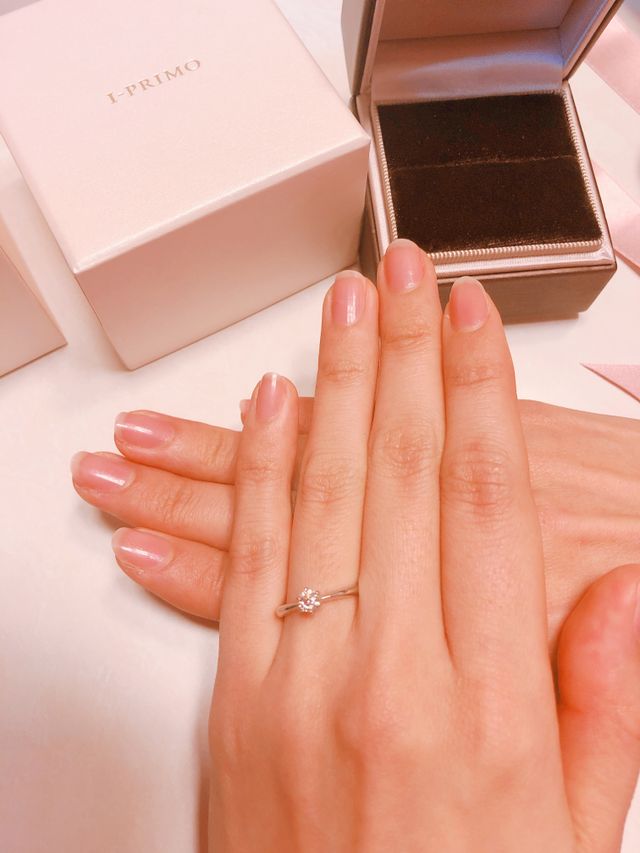 婚約指輪！とっても綺麗です！ありがとうございます！