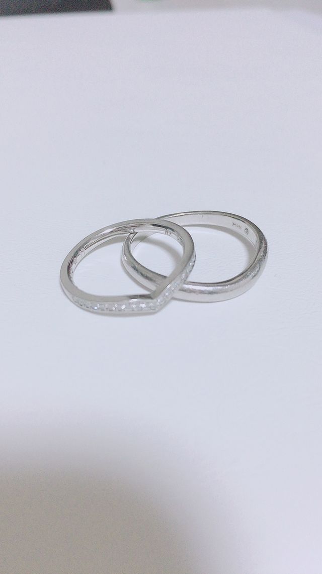 結婚指輪です。