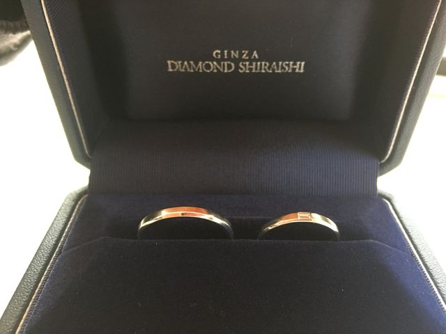 結婚指輪です。