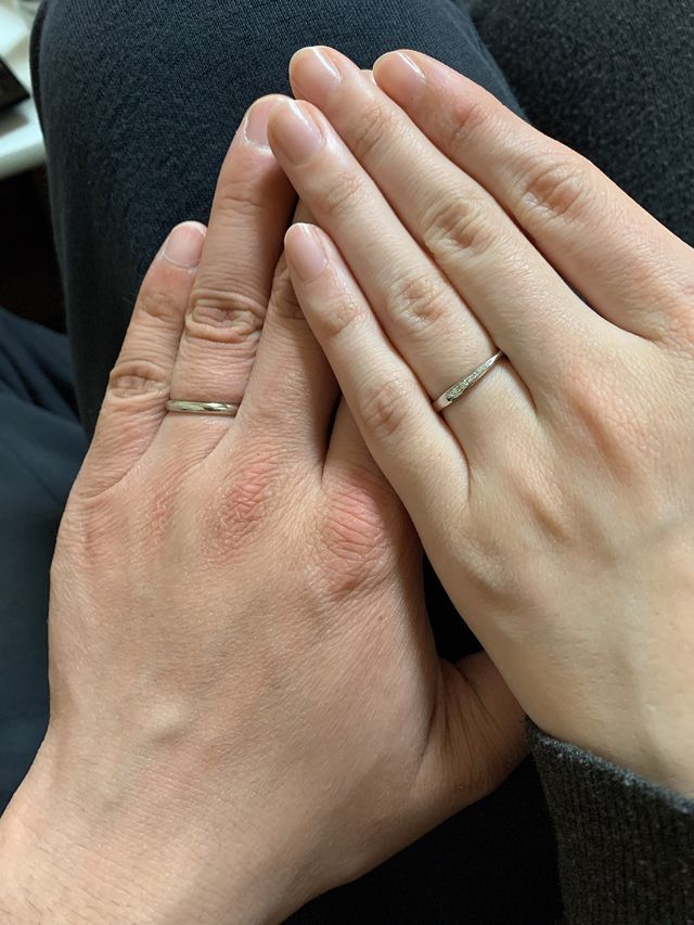 購入し、着けた写真です