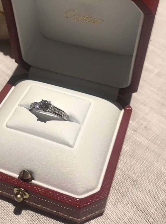 0.3ctですが、迫力があります。