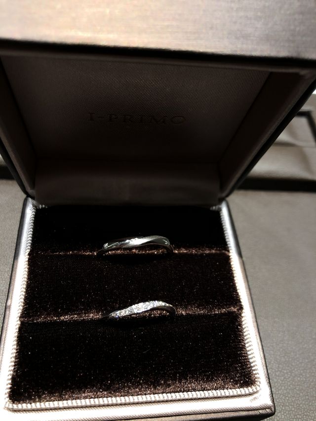 ダイヤモンドの輝きがキラキラ過ぎて映りません笑