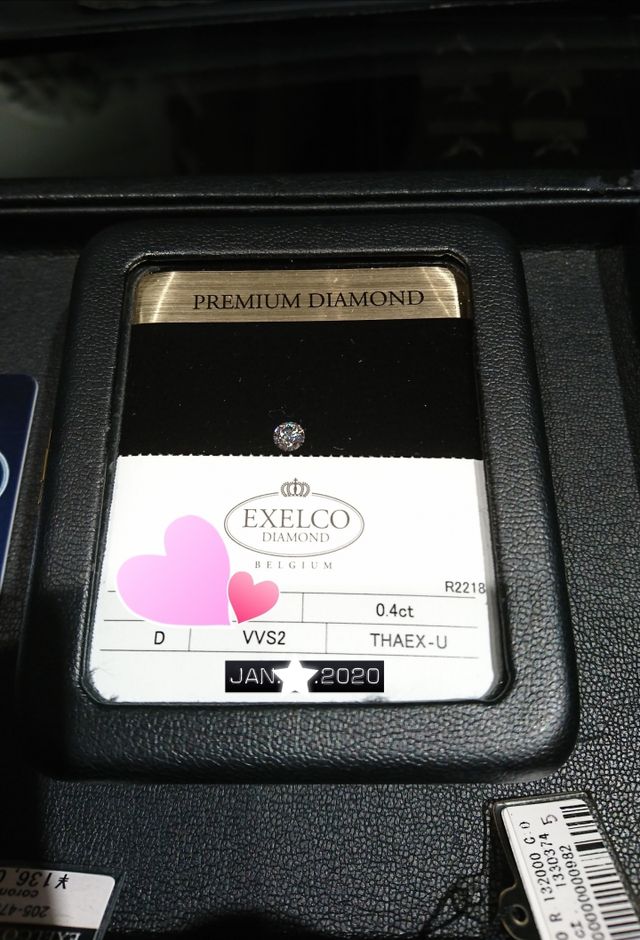 婚約指輪に選んだダイヤです