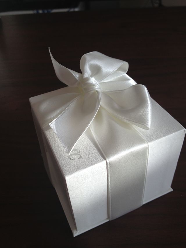 箱に入れてラッピングして頂きました。