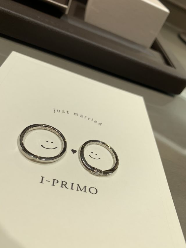 2人のお気に入りの指輪を購入し幸せになりました。