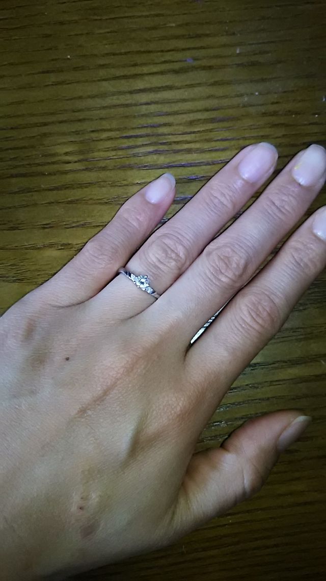 婚約指輪です‼