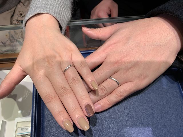 男性側の指輪です