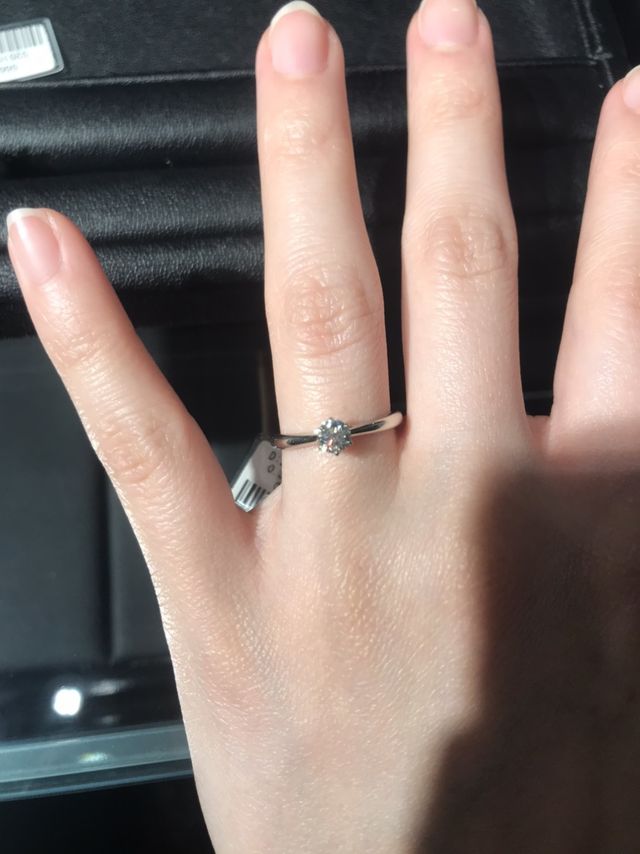 この指輪のサイズは9号です